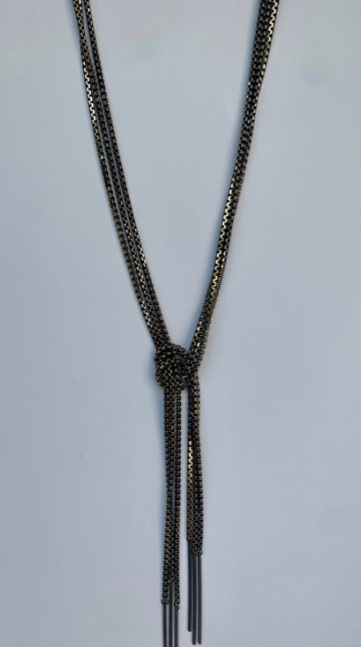 4 Chain Tie Necklace