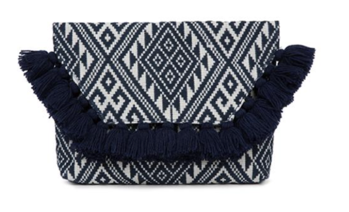 Coco Tassel Fold Clutch-JT