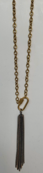 Gold Plated Chain with Charm Clasp