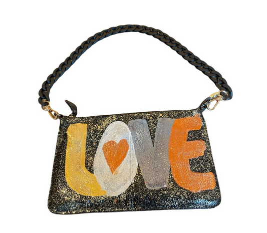 "LOVE" Graffiti Bag