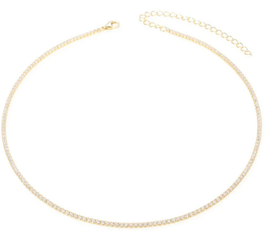 Tennis CZ Choker