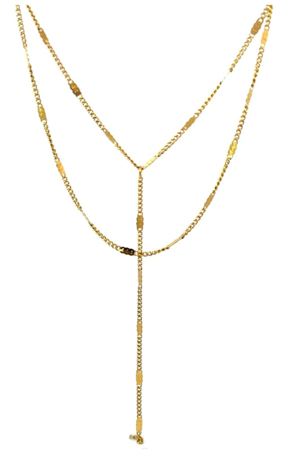 Thin Chain Lariat